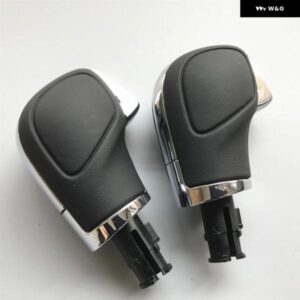 1個 レザー車 ギア シフト ノブ シフト レバー スティックヘッド VW パサート CC ジェッタ ゴルフ 6 GTI MK6 自動ギアヘッド