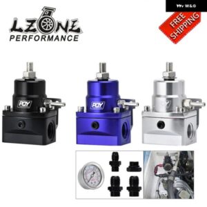 AN8 ブースト付き高 EFI 圧力燃料レギュレータ -8AN 8/8/6 燃料圧力レギュレータ ゲージ付き JR7855