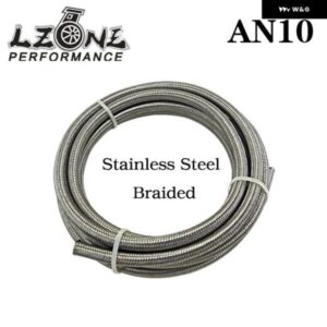 AN10 10AN 14.2MM / 9/16インチ ID ステンレス 編組レーシングホース燃料オイルライン 5メートル /5メートル JR7114