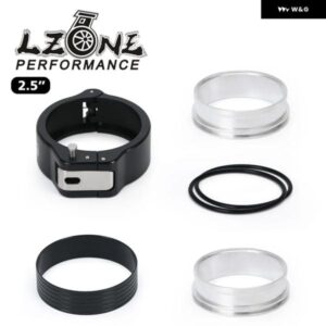 アルミ HD V バンドクランプ + フランジ システム アセンブリ 3.0/2.5/3.5インチ ラジエーター ホースターボダンプ パイプ 用