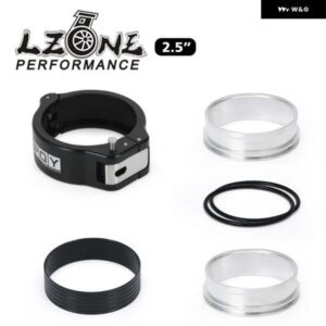 HD V バンドクランプ + フランジ システム アセンブリ 3.0/2.5/3.5インチ ラジエーター インタークーラーホースウエストゲートフランジターボダンプ パイプ