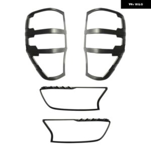 カー スタイリング モールド 外装 トリム プレートカバー フィットレンジャー T7 T8 XL XLT WILDTRACK MK2 MK3 フロントリアテールランプライトカバー