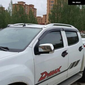 2012-2015 車風 ディフレクター 日よけシェルター D-MAX DMAX 黒窓 ディフレクター ガードレインシールドいすゞ D-MAX DMAX