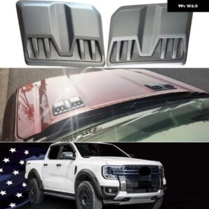 自動車アクセサリーレンジャー T9 2023 2024 2025 2026 ボンネット スクーププレート トリム カバー 部品