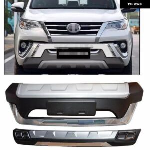 自動車アクセサリー 外装 フロント バンパー リア バンパー カバー フォーチュナー 2015-2018 4*4 外装 部品