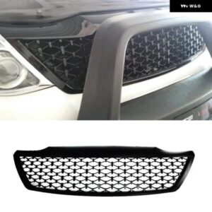 OEM デザインフロント レーシンググリル フロントメッシュマスク トリム カバー グリル フォーチュナー 2012 2013 2014 フロント バンパー に適合