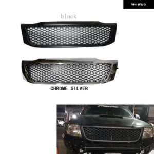 VIGO グリル メッシュハイラックス VIGO 2012 2013 2014 クローム黒フロントグリル フロント レーシンググリル ABS バンパー グリル