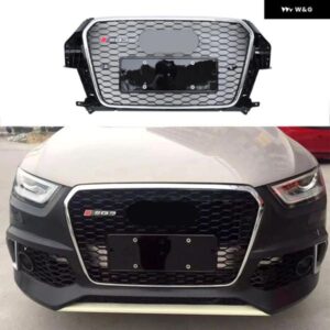 レーシンググリル Q3 グリル Q3 SQ3 2013 2014 2015 自動グリル フロント バンパー メッシュカバー グリル トリム