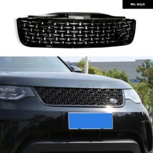 ディスカバリー 5 用にフロントグリル ディスカバリー 5 LR5 L462 2017 2018 フロント レーシンググリル メッシュ バンパー グリル カバー グリル