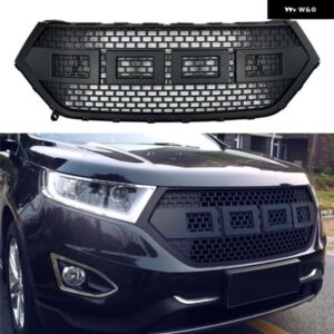 エッジ レーシンググリル エッジ 2015 2016 2017 フロント バンパー メッシュカバー グリル トリム バンパー グリル