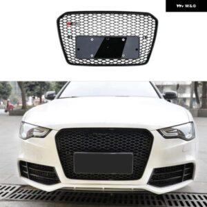 A5 用にフロントグリル A5 S5 2012-16 レーシンググリル メッシュ バンパー グリル フロントグリル トリム