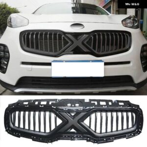 KX5 グリル メッシュ KX5 SPORATGE 2015-18 自動フロント レーシンググリル グリル フロントグリル バンパー グリル