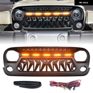 ラングラー レーシンググリル JK JKU 2007 2008 2009 2010 2012-17 フロントグリル メッシュ バンパー グリル
