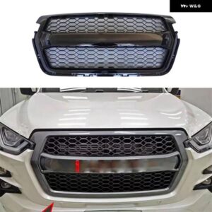 DMAX レーシンググリル D MAX D-MAX 2021 フロントグリル メッシュ バンパー メッシュカバー グリル ラジエーター グリル フロントセンターグリル