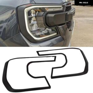 フロント ヘッドランプ カバー レンジャー WILDTRACK スポーツ XLT XL XL + 2022 2023 2024-25 フロントライトカバー トリム オートアクセサリー