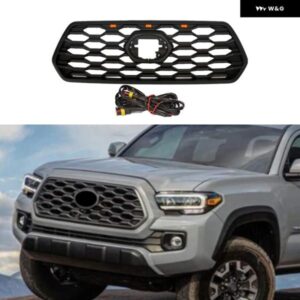 タコマ用に バンパー グリル タコマ 2016-21 TRD スポーツフロント ラジエーター レーシンググリル グリル メッシュ