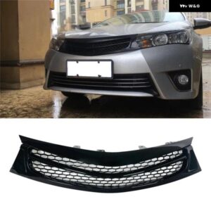 カローラ レーシンググリル カローラ 2014 2015 2016 フロント バンパー メッシュカバー フロントグリル トリム