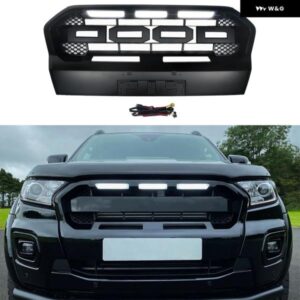 レンジャー T8 PX MKIII MK3 WILDTRAK ピックアップ トラック 2018 2019 2020 フロント バンパー メッシュ レーシンググリル