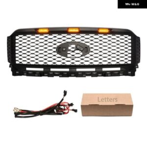 モデル F150 2021 グリル F-150 レーシンググリル メッシュフロント バンパー グリル カバー ラジエーター グリル フロントグリル F150
