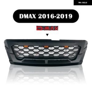 D-MAX グリル メッシュ DMAX D MAX 2016-19 フロント バンパー グリル メッシュカバー レーシンググリル グリル トリム