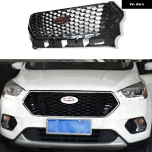 クーガグリル メッシュエスケープクーガ 2015 2016 2017 フロント バンパー グリル トリム カバー バンパー アッパー レーシンググリル