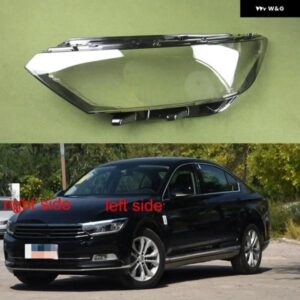 VW MAGOTAN/ パサート B8 2016 2017 2018 LED フロント ヘッドランプ ク リア ランプシェル ヘッドライト カバー レンズ プレキシガラス