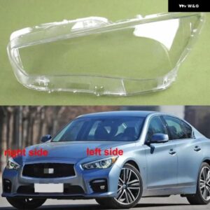 インフィニティ Q50 Q50L 2013-2019 ヘッドライト カバー レンズ ク リアランプ シェルランプカバー プレキシガラス