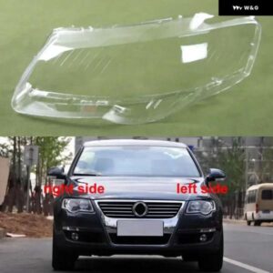 ヘッドランプ クリアカバー ランプ ヘッドライト シェルプレキシガラス VW パサート B6 R36 2006-2011 ハロゲンとバイ キセノン 用