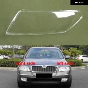 シュコダ オクタヴィア 2007 2008 2009 ヘッドライト カバー ヘッドランプ シェルクリア プラスチック プレキシガラス交換レンズ