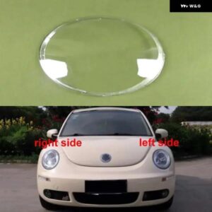 VW ビートル 2003-2012 ヘッドランプ カバー ヘッドライト シェルクリアマスクレンズ プレキシガラス