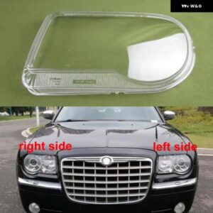 クライスラー 300C 2004-2011 フロント ヘッドライト シェル クリア ヘッドランプ カバー プレキシガラス交換