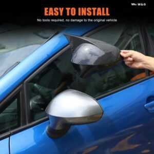 セアト レオン MK2 39783 ABS カーボンサイドバック ミラー カバー トリム カーアクセサリー