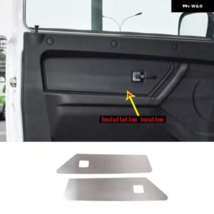 ステンレス LADA NIVA 4X4 2009-2019 インテリア ドア パネル トリム カバー ステッカー カーアクセサリー