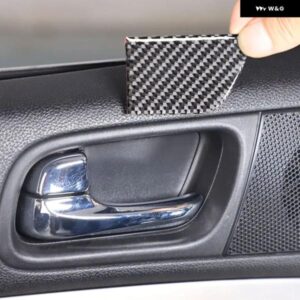 インフィニティ G25 G35 G37 2007-2013 ソフトカーボン車インナードアボウルフレーム カバー ステッカー カーアクセサリー