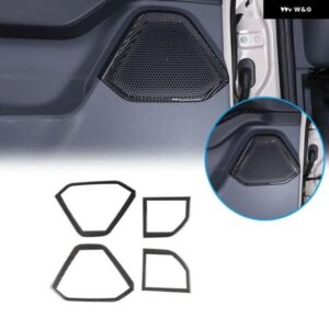 4個 カーボンドア スピーカー フレーム ステッカー ツイーター トリム 飾るアクセサリー INEOS 擲弾兵 2020-24