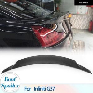 カーボンリア スポイラー リア トランク ウイング インフィニティ G37 2 ドアクーペジャーニー 2009-2013 リアテール トランク ブーツ ウイング スポイラー
