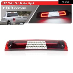 RAM 1500 GEN5 DT ピックアップ トラック 2019-23 + LED サードブレーキライトホワイトキャブカーゴルーフ キット LED トランク ベッド CHMSL