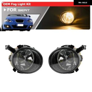 2X フロント バンパー L R サイド OE-SPEC ドライビング フォグライト ASSY キット セアト レオン II 09-12 イビサ IV 09-12 アルテア XL 09-15 トレド 05-0