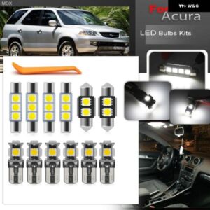 アキュラ MDX YD1 37043 CANBUS フルホワイト車 LED インテリア パッケージ 電球交換に適合
