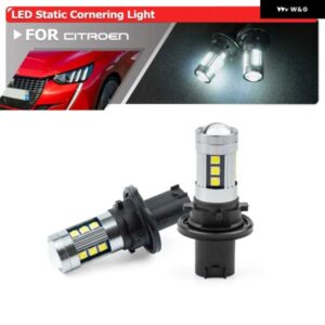 シトロエン C5 W/ キセノン ヘッドライト 2008-2017 CANBUS LED 静的コーナリングライト PH24WY 12184 12185 PU20D 自動車ライト 電球