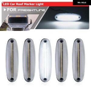 OE-SPEC A06-51912-002 白色 LED ルーフ キャブ トップ クリアランス マーカー ランニング ライト 2011-2016 フレイトライナー アーゴシー 2008-2014