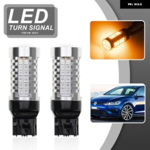 2018-2021 VW ゴルフ MK7 ALLTRACK E-GOLF GOLF R GTI SPORTWAGEN T20 7440 WY21W LED フロントウインカーウィンカー 電球