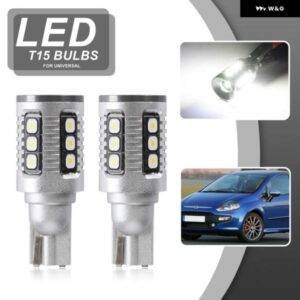 フィアット プント 2011-2015 パンダ 2013-2019 デュカト 2014-2018 500 500C 500L TIPO CANBUS LED リバースライト W16W T15 バックアップランプ 電球