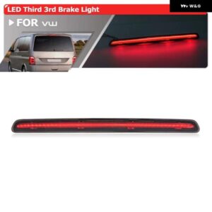スモーク 2016-2024 VW トランスポーター T6 T6.1 テールゲートモデル LED 3RD 3RD ブレーキライト交換カーセンター CHMSL