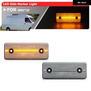 2X ベンツ スプリンター W901 W902 W903 W904 W905 クラシック W909 VW LT LED パーキング クリアランスサイド マーカーライト ウィンカーランプ