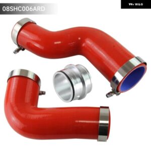 インタークーラー吸気シリコンホースクランプキット VW ゴルフ GTI 2.0T MK5 MK6 A3/S3 バージョン 2 ブラック/ブルー/レッド