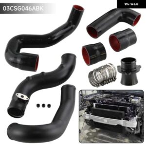ブラックインタークーラーターボチャージ パイプ キット B8 A4 A5 Q5 A6 A7 MACAN 2.0TFSIに適合