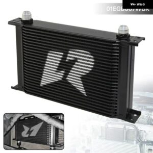 LR 248MM オイルクーラー モーカル タイプ AN10 25列 エンジン トランス ミッション モーカル アルミ ブラック/