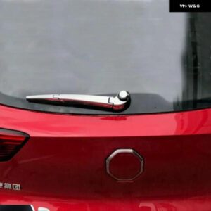 MG ZS 2017 2018 2019 ABS クロームリアウィンドウレイン ワイパー アームブレードカバー トリム オーバーレイノズルモールディングガーニッシュ 3個