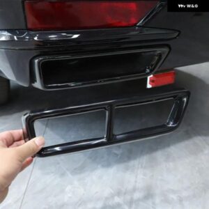 キャデラック エスカレード 2021-2024 ステンレス グロスブラック/マフラーマフラーテールカバー トリム 外装 アクセサリー